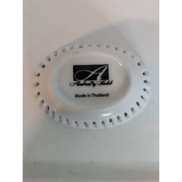 Set of 3 Trinket Dishes: Andrea by Sedek Made in Thailand - Picture 3 of 7